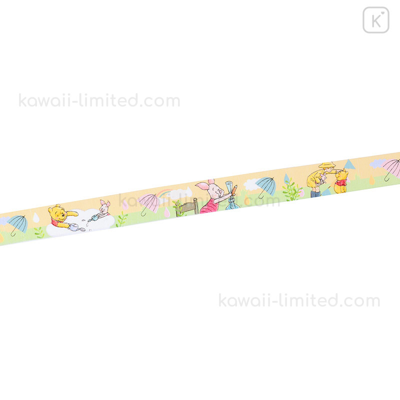 Japan Disney Wide Deco Rush Pooh Friends Kawaii Limited