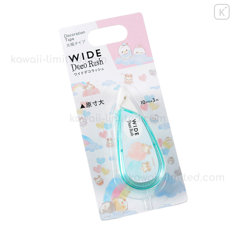 Japan Disney Wide Deco Rush Ufufy Mickey Friends Heart Balloon Kawaii Limited