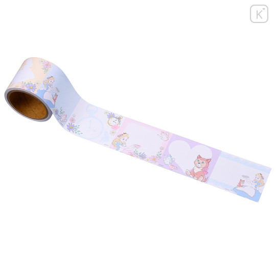 Japan Disney Store Washi Paper Masking Tape - Alice & Dyna Notes Lovely - 1