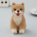 Japan Hamanaka Aclaine Needle Felting Kit - Miniature Shiba Puppy - 1