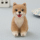 Japan Hamanaka Aclaine Needle Felting Kit - Miniature Shiba Puppy