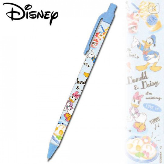 Japan Disney Mechanical Pencil - Donald Duck & Daisy Duck Yummy - 1