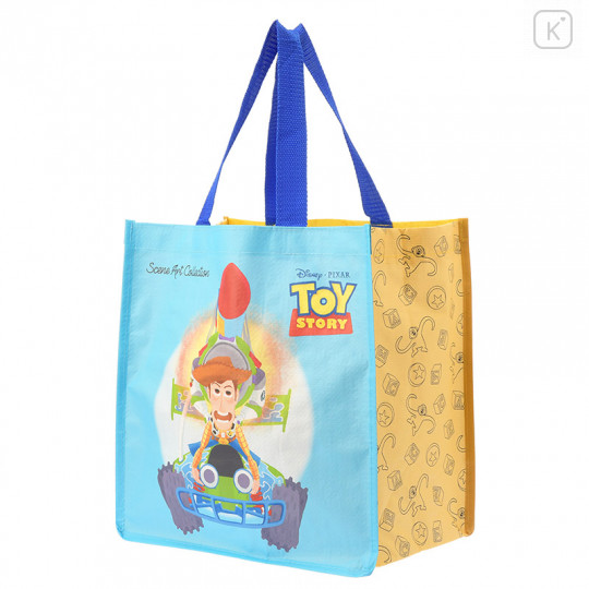 Japan Disney Store Toy Story Shopping Tote Bag - Blue - 2