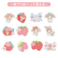 Japan Sanrio Seal Sticker Roll - My Melody & Strawberry - 4