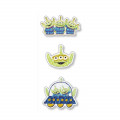 Japan Disney Gold Foil Seal Sticker - Toy Story Little Green Men Alien - 2