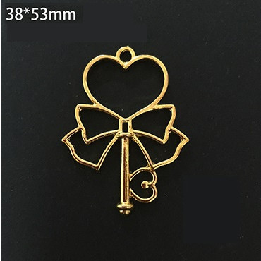 Circle Key Jewelry Charm Girl Power Magic Stick - Heart Stick - 1