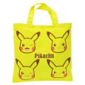 Japan Pokemon Mini Tote Bag Lunch Bag - Pikachu Yellow - 2