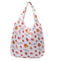 Japan Rilakkuma Eco Shopping Bag - Strawberry White - 1