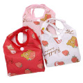 Japan Rilakkuma Eco Shopping Bag - Strawberry White - 2