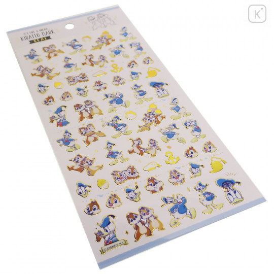 Japan Disney Seal Sticker - Donald Duck & Chip & Dale - 2