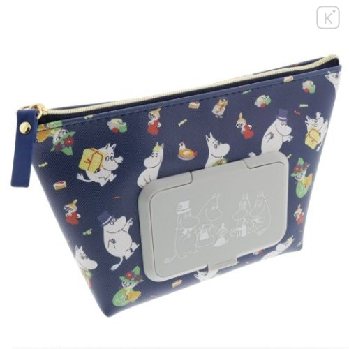 Japan Moomin Wet Wipe Pocket Pouch - Family / New Life Collection - 4