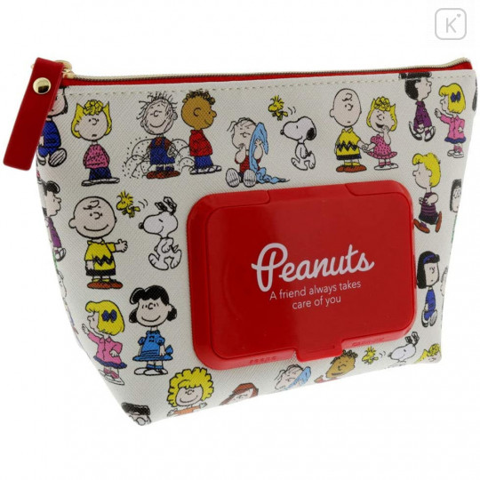 Japan Peanuts Wet Wipe Pocket Pouch - Friends - 3