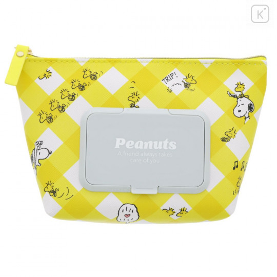 Japan Peanuts Wet Wipe Pocket Pouch - Woodstock / Yellow - 1
