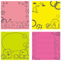 Japan San-X Fluorescent Sticky Notes - Sumikko Gurashi / Pink - 2