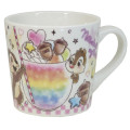 Japan Disney Ceramic Mug - Chip & Dale / Colorful Dream - 1