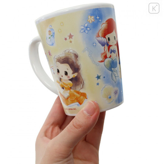 Japan Disney Princess Porcelain Mug - Colorful - 2