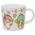 Japan Sanrio Porcelain Mug - Little Twin Stars / Star Dream - 1