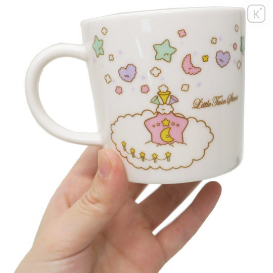 Japan Sanrio Porcelain Mug - Little Twin Stars / Star Dream - 2