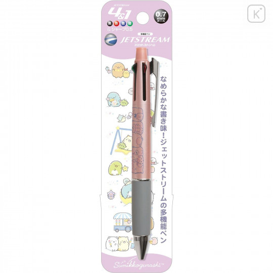 Japan San-X Jetstream 4&1 Multi Pen + Mechanical Pencil - Sumikko Gurashi / Tapioca Park - 1