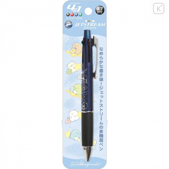 Japan San-X Jetstream 4&1 Multi Pen + Mechanical Pencil - Sumikko Gurashi / Starry Sky Walk - 1