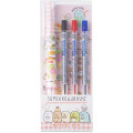 Japan San-X Style Fit 3 Color Multi Ballpoint Pen - Sumikko Gurashi : Coffee Shop - 1