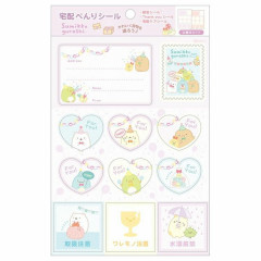 Japan San-X Delivery Sticker Set - Sumikko Gurashi Pink