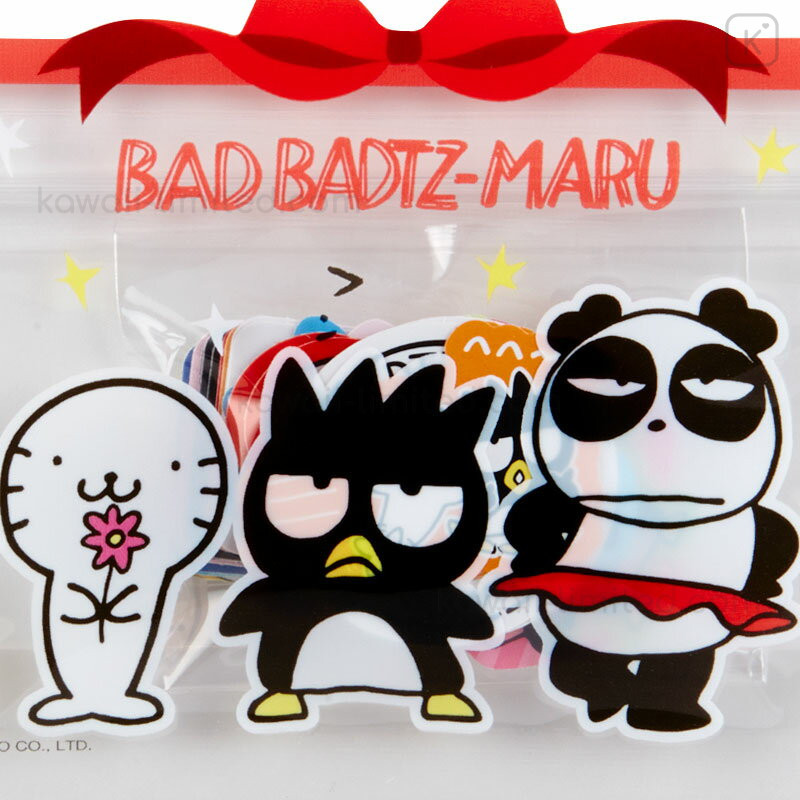 Bonbonribbon Sticker and Mini Case Keroppi Japan Sanrio Bad Badtz Maru 