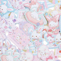 Japan Sanrio Stickers with Mini Zipper Case - Wish Me Mell - 4