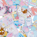 Japan Sanrio Stickers with Mini Zipper Case - Mix - 4
