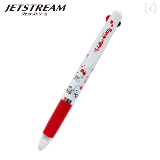 Japan Sanrio Jetstream 3 Color Multi Ballpoint Pen - Hello Kitty - 1