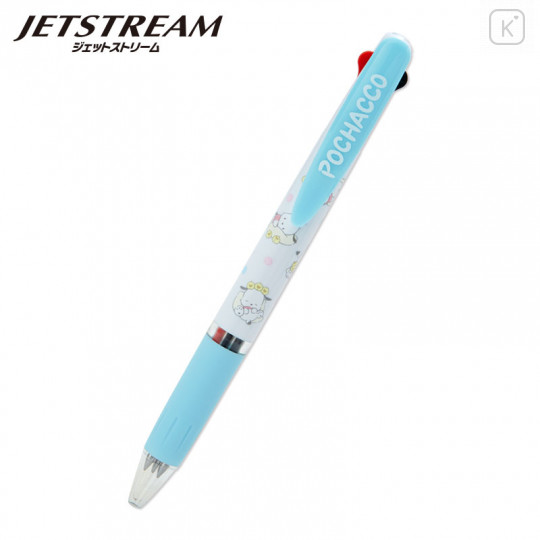 Japan Sanrio Jetstream 3 Color Multi Ball Pen - Pochacco - 1
