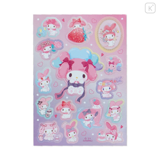 Japan Sanrio Volume Sticker Set - My Melody - 7