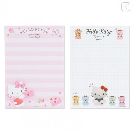 Japan Sanrio A6 Memo Set - Hello Kitty - 3