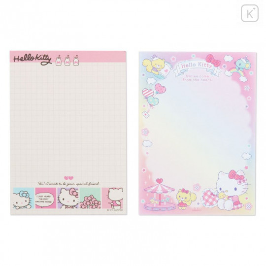 Japan Sanrio A6 Memo Set - Hello Kitty - 4