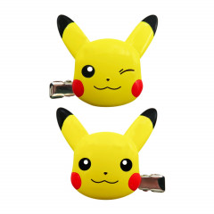 Japan Pokemon Hair Clip 2pcs Set - Pikachu