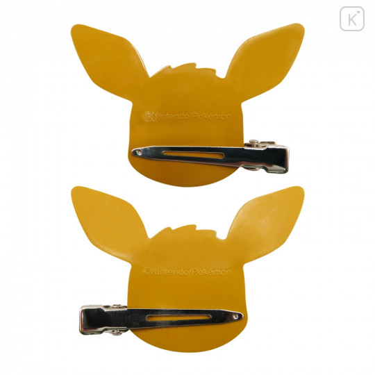 Japan Pokemon Hair Clip 2pcs Set - Eevee - 2