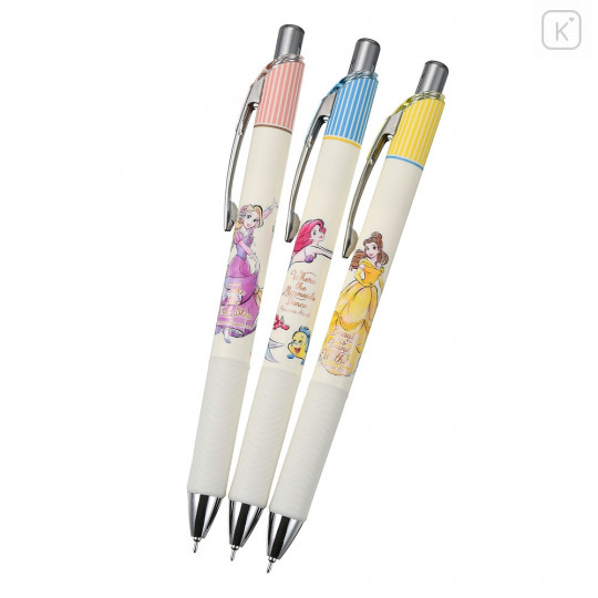 Japan Disney Store EnerGel Gel Pen 3pcs Set - Disney Princess - 1