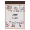 Japan Disney Mini Notepad - Chip & Dale / Dessert - 1