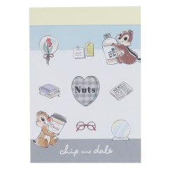 Japan Disney Mini Notepad - Chip & Dale / Office