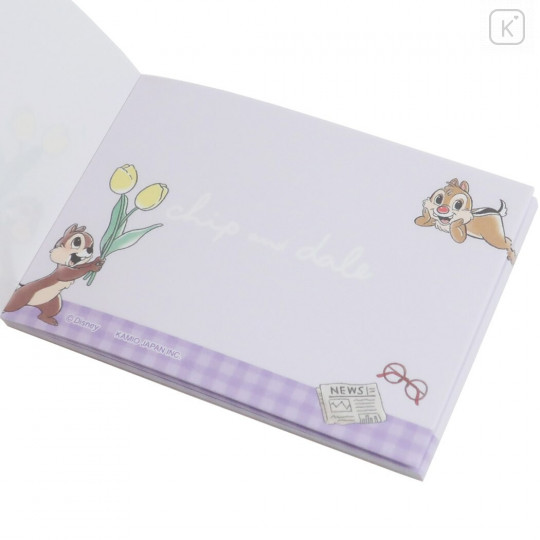 Japan Disney Mini Notepad - Chip & Dale / Office - 3