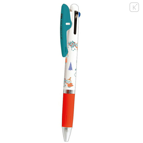 Japan Moomin Jetstream 3 Color Multi Ballpoint Pen - Little My : Forest - 1