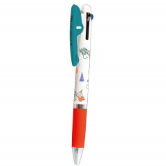 Japan Moomin Jetstream 3 Color Multi Ball Pen - Little My / Forest