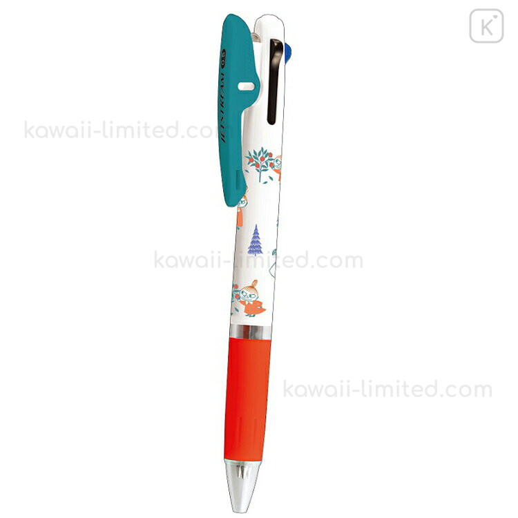 Japan Moomin Jetstream 3 Color Multi Ball Pen Little My / Forest