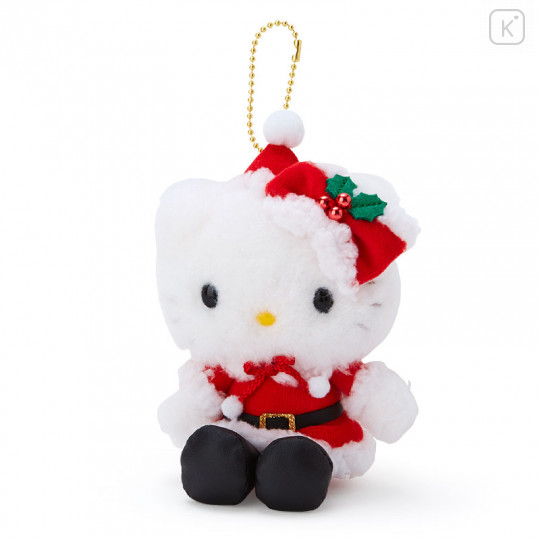 Japan Sanrio Keychain Plush - Hello Kitty / Christmas 2021 - 1