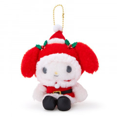 Japan Sanrio Keychain Plush - My Melody / Christmas 2021