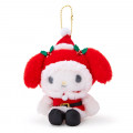 Japan Sanrio Keychain Plush - My Melody / Christmas 2021 - 1