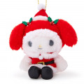 Japan Sanrio Keychain Plush - My Melody / Christmas 2021 - 2