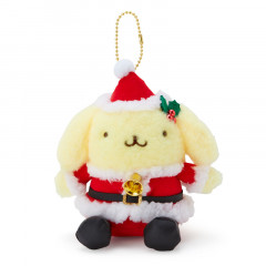 Japan Sanrio Keychain Plush - Pompompurin / Christmas 2021