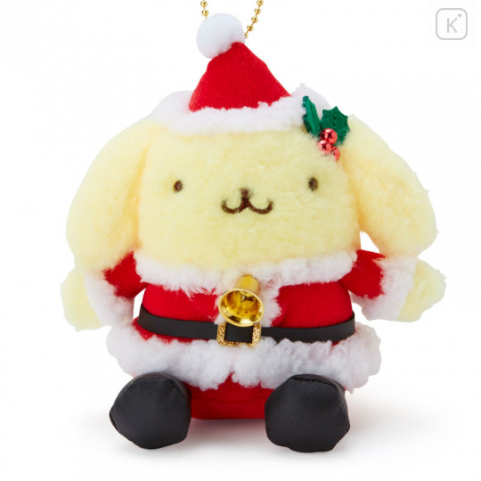 Japan Sanrio Keychain Plush - Pompompurin / Christmas 2021 - 2