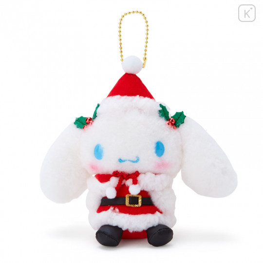 Japan Sanrio Keychain Plush - Cinnamoroll / Christmas 2021 - 1
